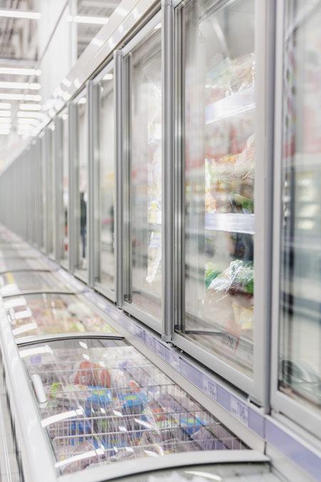 grocery store cooler save energy